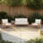 Charlotte Teak Patio Lounge Seating Set (3-Piece)