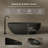 Monblari 67" X 29.5" Solid Surface Freestanding Black Soaking Bathtub With Overflow And Pop-Up Drain For Bathroom-124328620-126412625