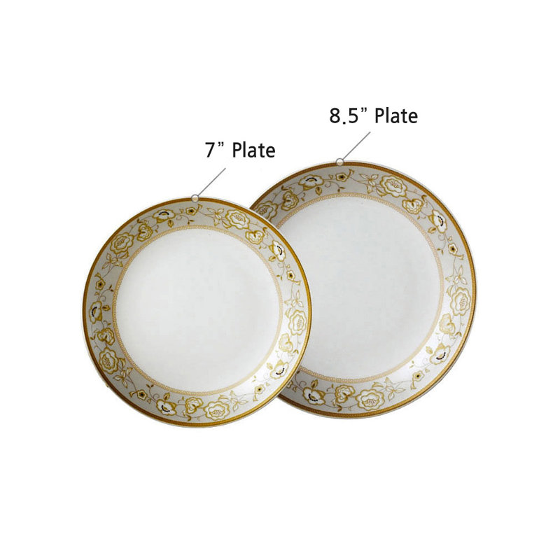 Service de vaisselle de 16 pièces, service pour 2, service de vaisselle Frisby Daily Home