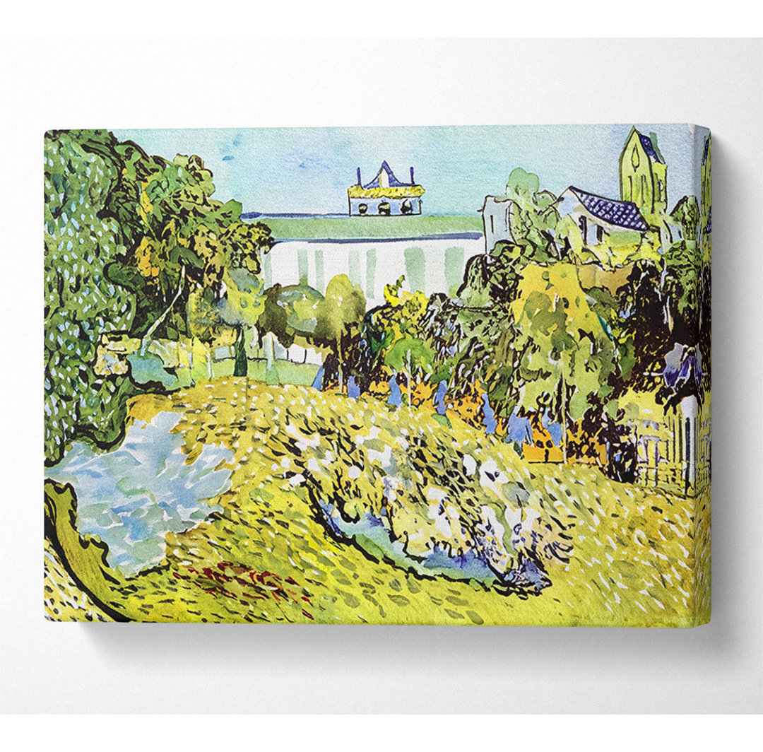 Van Gogh Der Garten der Daubignys - Kunstdrucke auf Leinwand