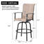 Tabouret de bar pivotant 2 pièces-1935545012