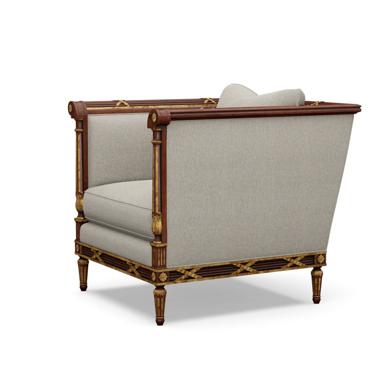The Regent's Visit  Accent Chair, Rise Charcoal (Performance fabric) 1357-95