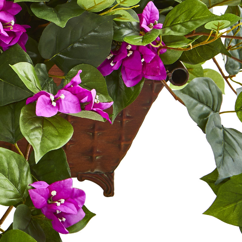 Plante de fleur artificielle en pot à fleurs, Mauve