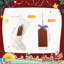 8 ensembles de grands bas de Noël avec étiquettes de nom bricolage, bas tricotés 18 pouces