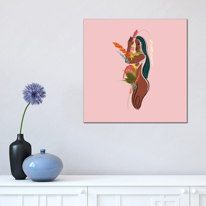 Mauve by DeeLashee - Print on Canvas, Wrapped Canvas, 45.72 cm H x 45.72 cm W x 1.91 cm D