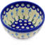 Floral Peacock Stoneware Rice Bowl