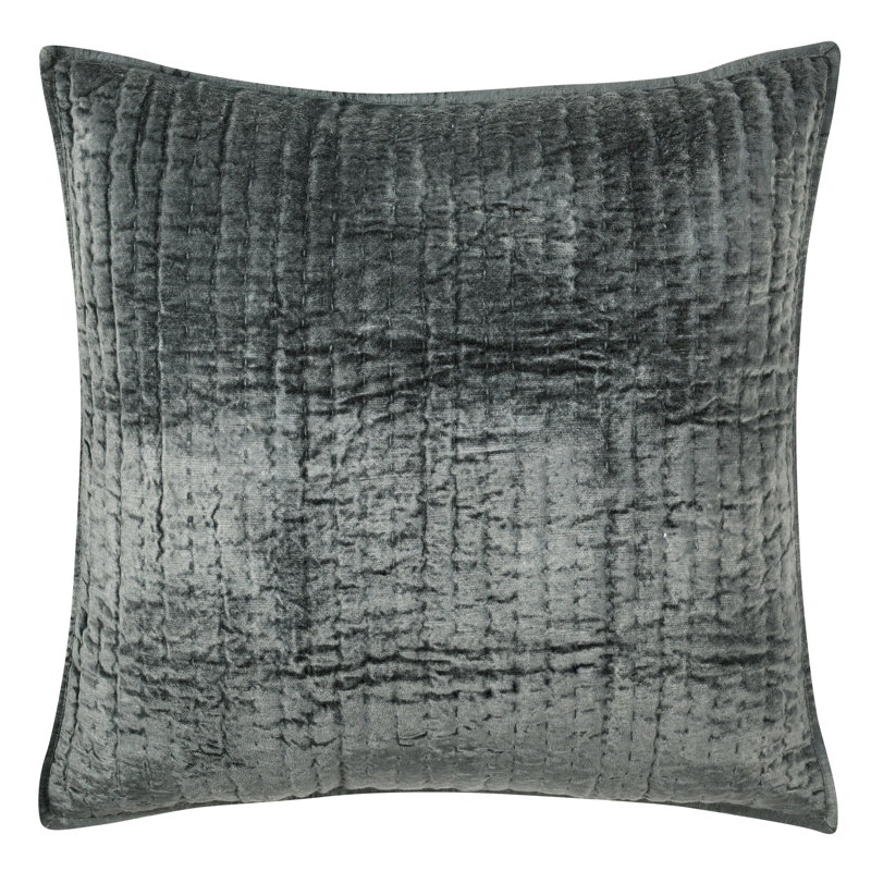 Taie décorative en polyester Lucio, Européen, Vert baie