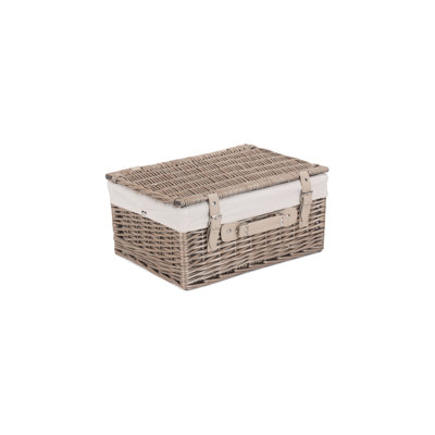 Wicker Basket with Lining