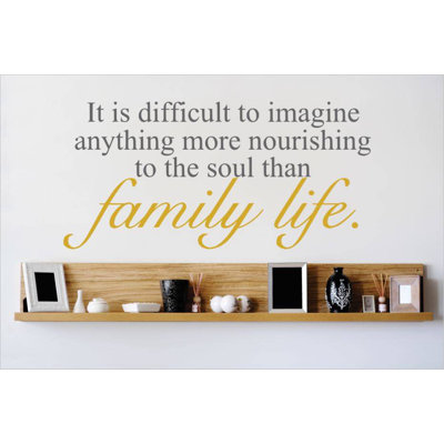 Text & Numbers Wall Decal
