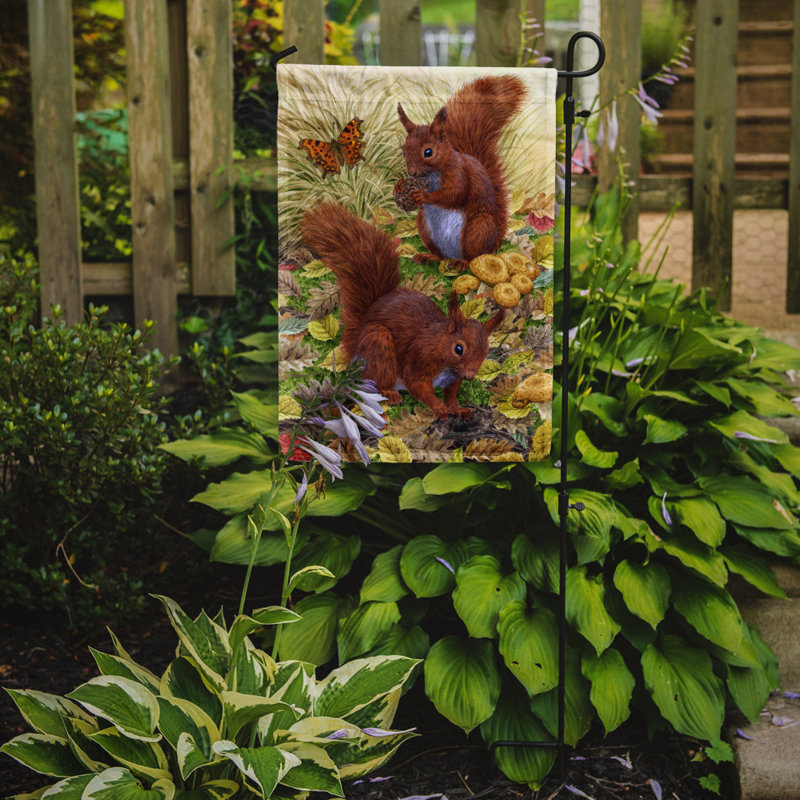 Drapeau de jardin Berner Red Squirrels