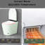 Toilette compacte avec fonction de toilette intelligente - chasse d'eau automatique, siège chauffant, option de séchage à air chaud avec fonction bidet ouverte, sèche
