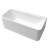 59 Inch Freestanding Solid Surface Soaking Bathtub