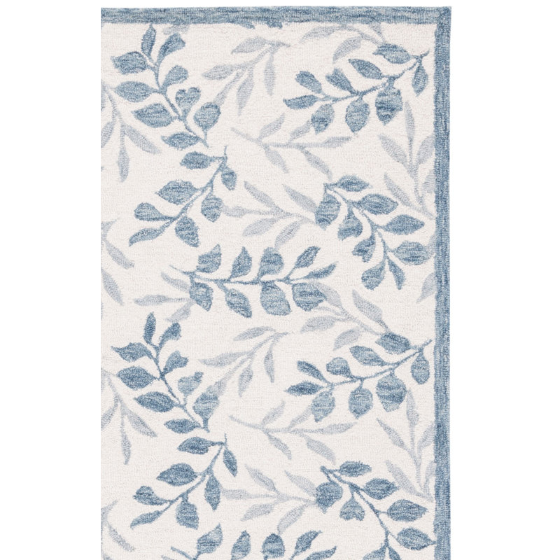 Tapis en laine / coton touffeté à la main Jalayiah, Tapis de couloir 2 pi 3 po x 8 pi