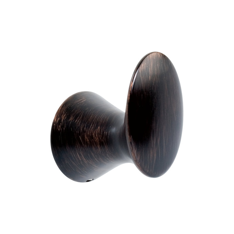 Lahara Single Towel Hook Bath Hardware Accessory, Venetian Bronze
