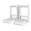 Lits simples escamotables doubles avec armoires et tablettes-1379752189