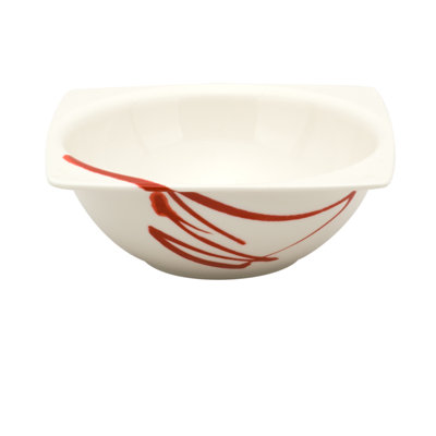 Peinture à la vanille rouge 8 oz. Bol à céréales