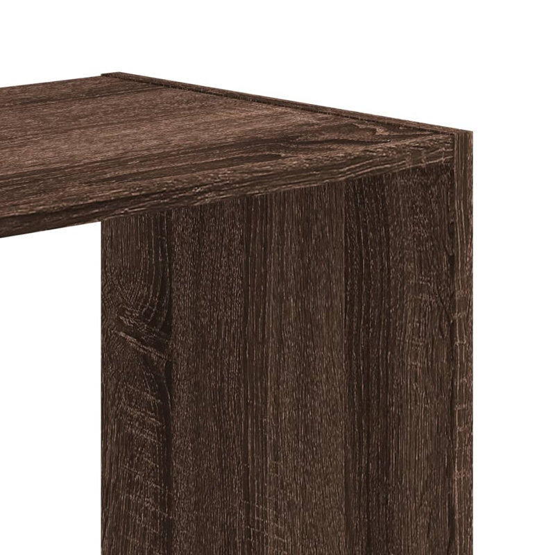 Aydrien 108cm H x 102cm W Bookcase, Brown Oak