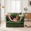Fauteuil rembourré avec housse avec repose-pieds-1736839790