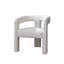 Chaise d'appoint beige Boucle, ensemble de 2