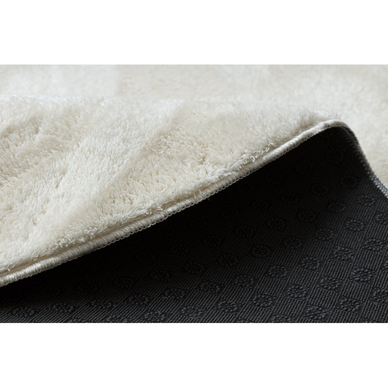 Pacificia Solid Colour Area Rug, Around 60cm, Cream coloured