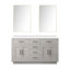 Meuble-lavabo double Shelter et miroirs 28 po-115766989-115766992-115766997