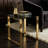 Mitre Glass Top End Table