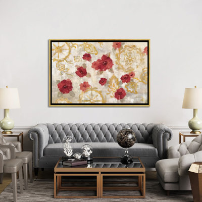 " Elegant Fresco Red Gold " by Silvia Vassileva
