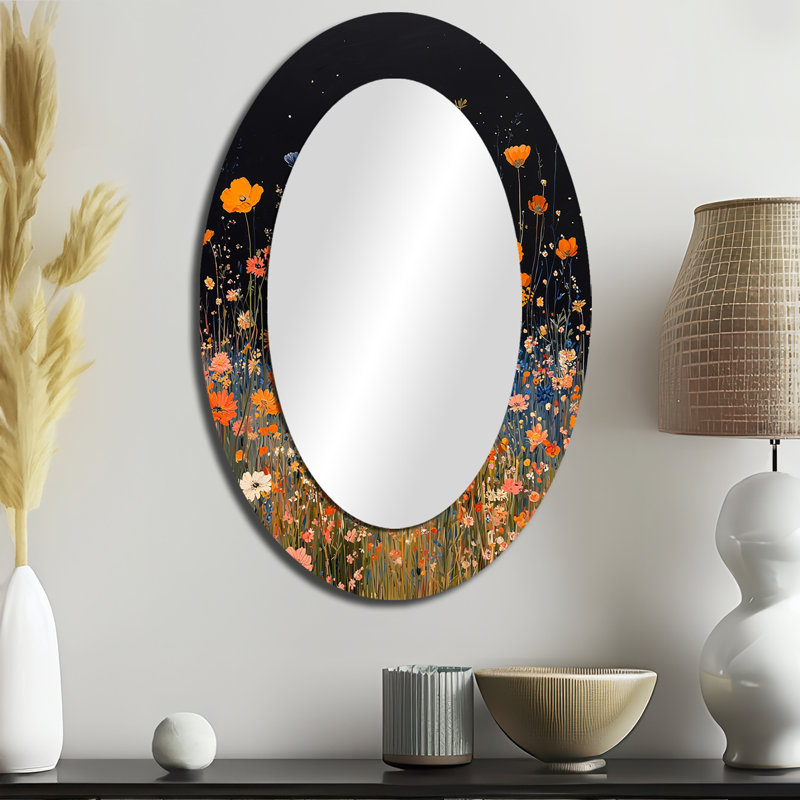 Miroir mural jaune, 36 po x 24 po