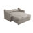 Serta Harvey 66.1" Convertible Loveseat, Full-Size Sleeper, Easy Assembly, Textured Woven Fabric-100114428