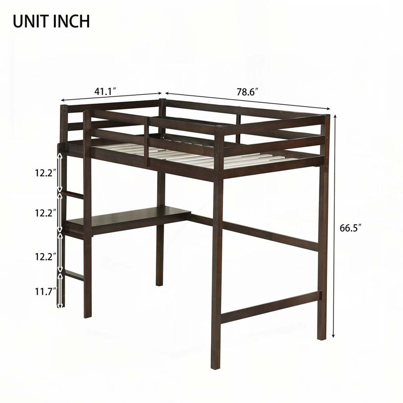 Lit simple avec tête de lit et pied de lit, lit simple en bois d'hévéa avec cadre de maison, gris clair