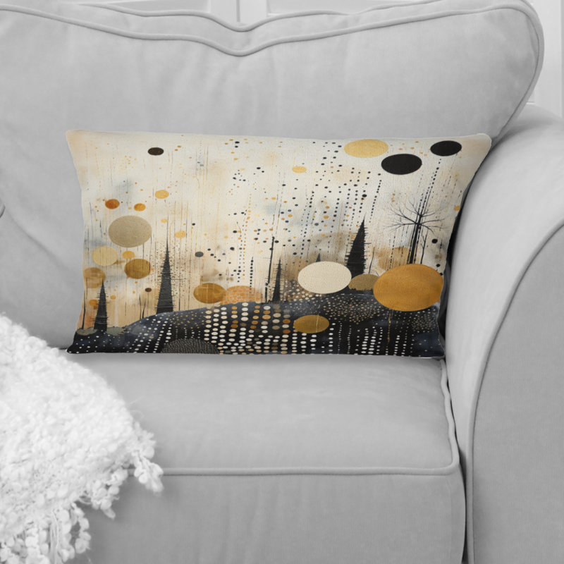 Coussin décoratif monochrome I - Collages abstraits