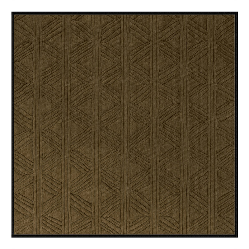 Machine Washable Trellis Brown Area Rug