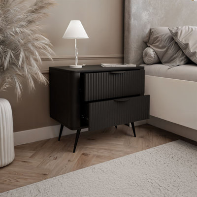 63cm W Manufactured Wood Bedside Table