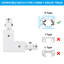 Connecteur Vectis H pour voie L, accessoire de voie à circuit unique, blanc-130373849