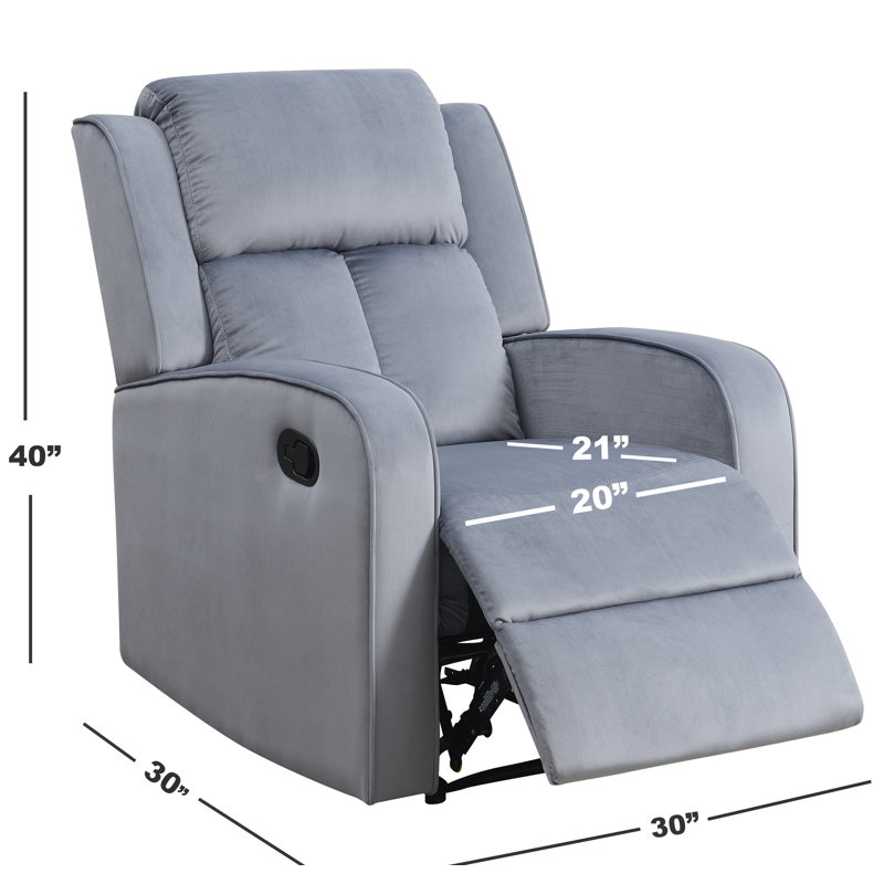 Fauteuil inclinable manuel standard de 30 po de largeur
