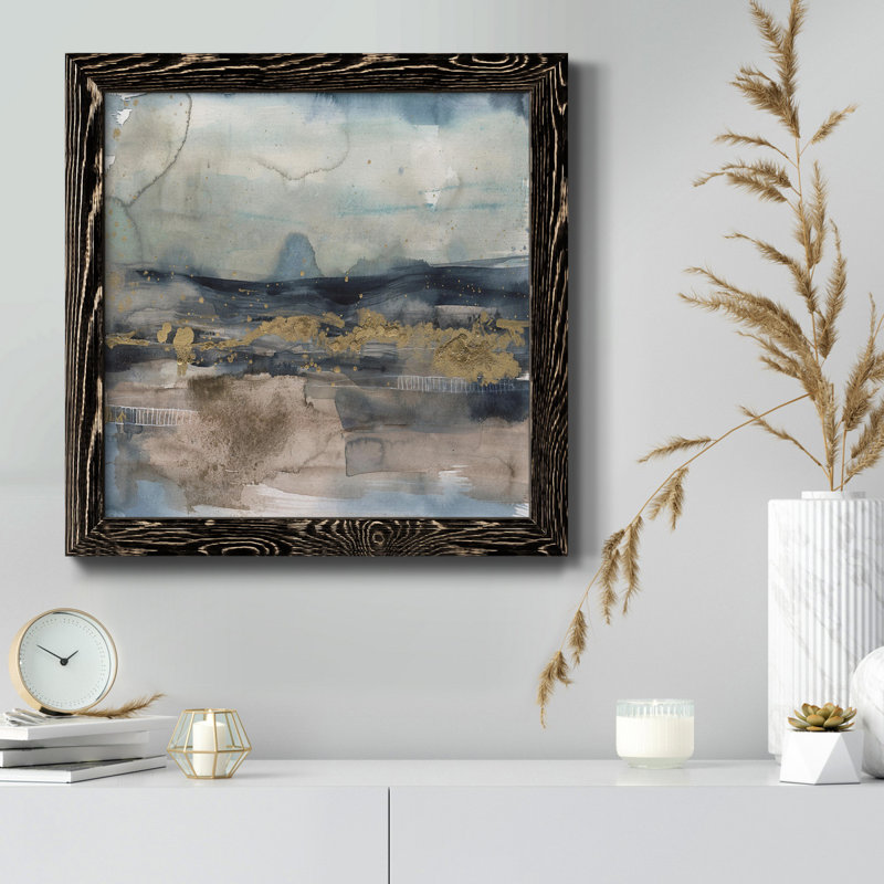 Toile encadrée de qualité supérieure - Prêt à accrocher, Cadre noir encadré, H 35,5 po x l 35,5 po x P 1,5 po