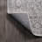 Verano Cottage Medallion Gray/Dark Gray Rug-1106508884