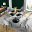 Ensemble de 2 chaises de salle à manger en velours avec accoudoirs et coussin moelleux-806612499