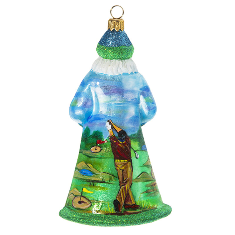 Golfing Glitterazzi Santa