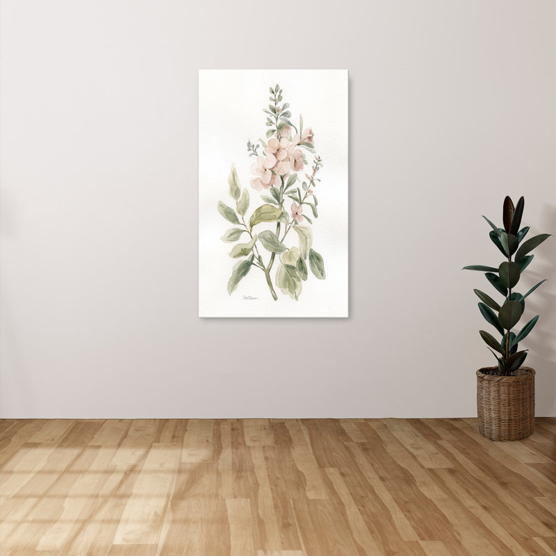 "Flea Market Botanical II" par Carol Robinson, reproduction sur toile, H 36 po x l 60 po x P 1,5 po