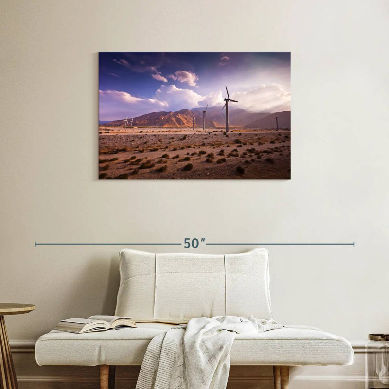 Lilie California Windmills, 24" H x 36" W