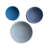 3-Piece Round Metal Footed Planters