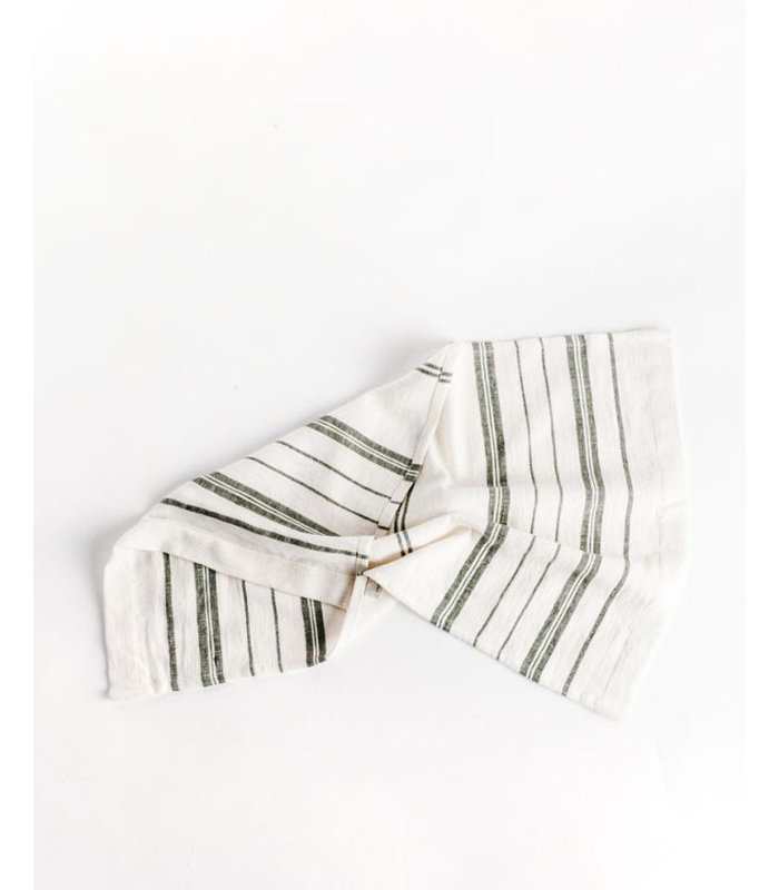 Avery Cotton Tea Towel - Set of 2, Grey