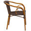 Chaise de patio en bambou et aluminium Nannie-33388873