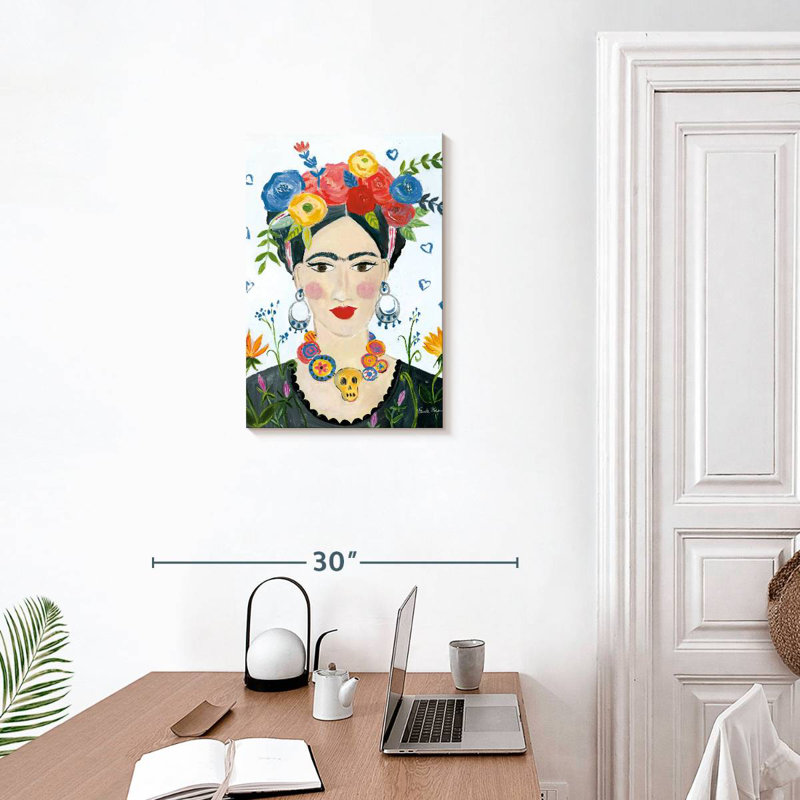 Leisha Hommage à Frida II lumineux, H 24 po x l 16 po
