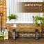 Banc de jardin avec pieds en métal