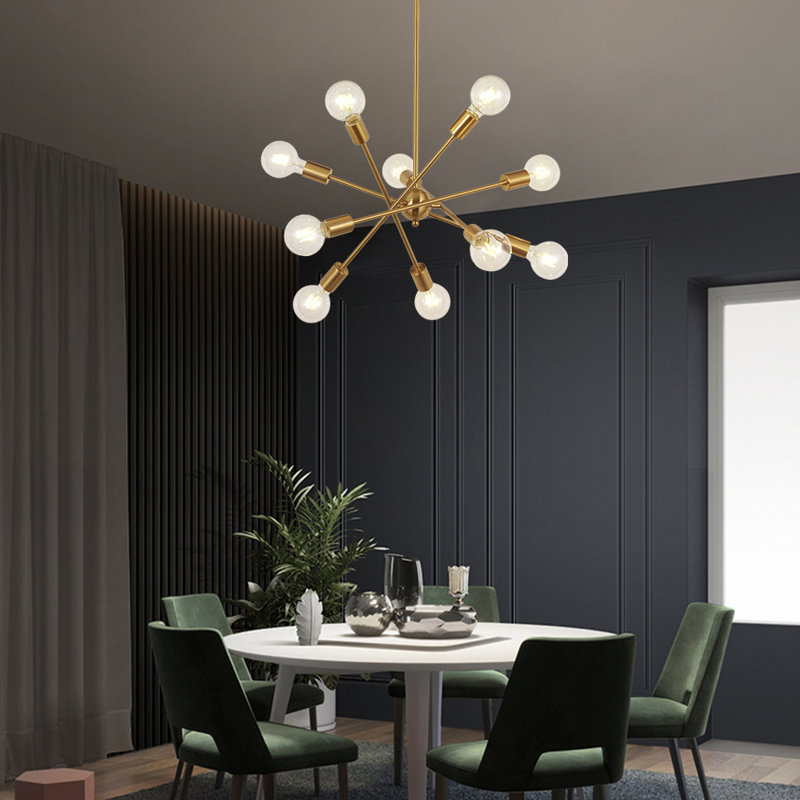 Lustre sphérique spoutnik 10 lumières Susette