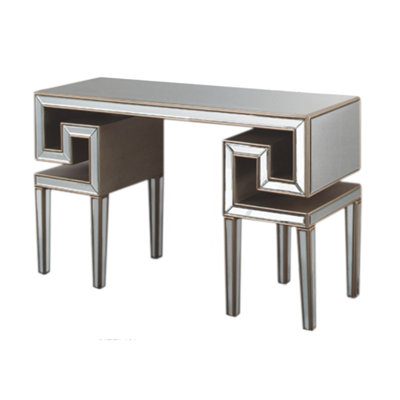 Console en bois massif 49,25 po Castaneda