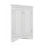 Armoire de rangement autoportante triangulaire avec tablettes réglables-566482379