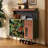 48.03"Solid-wood entryway console in sage green